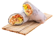 Somon Teriyaki Burrito
